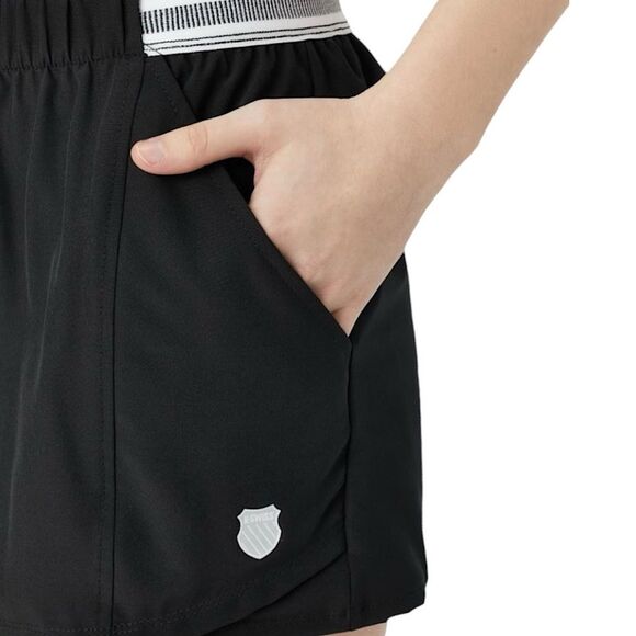 K-Swiss Black K-Core Woven Skort size Large - Picture 6 of 11